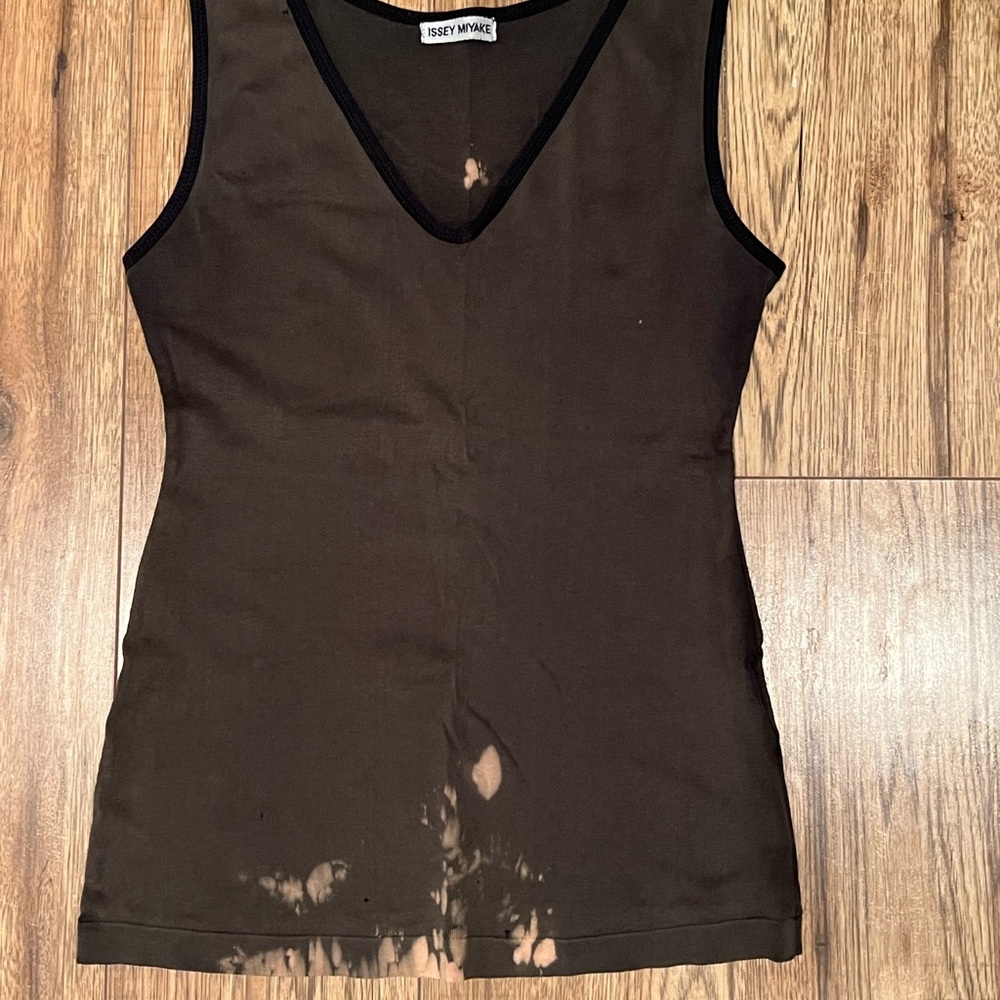 Issey Miyake Bleached Tank Top